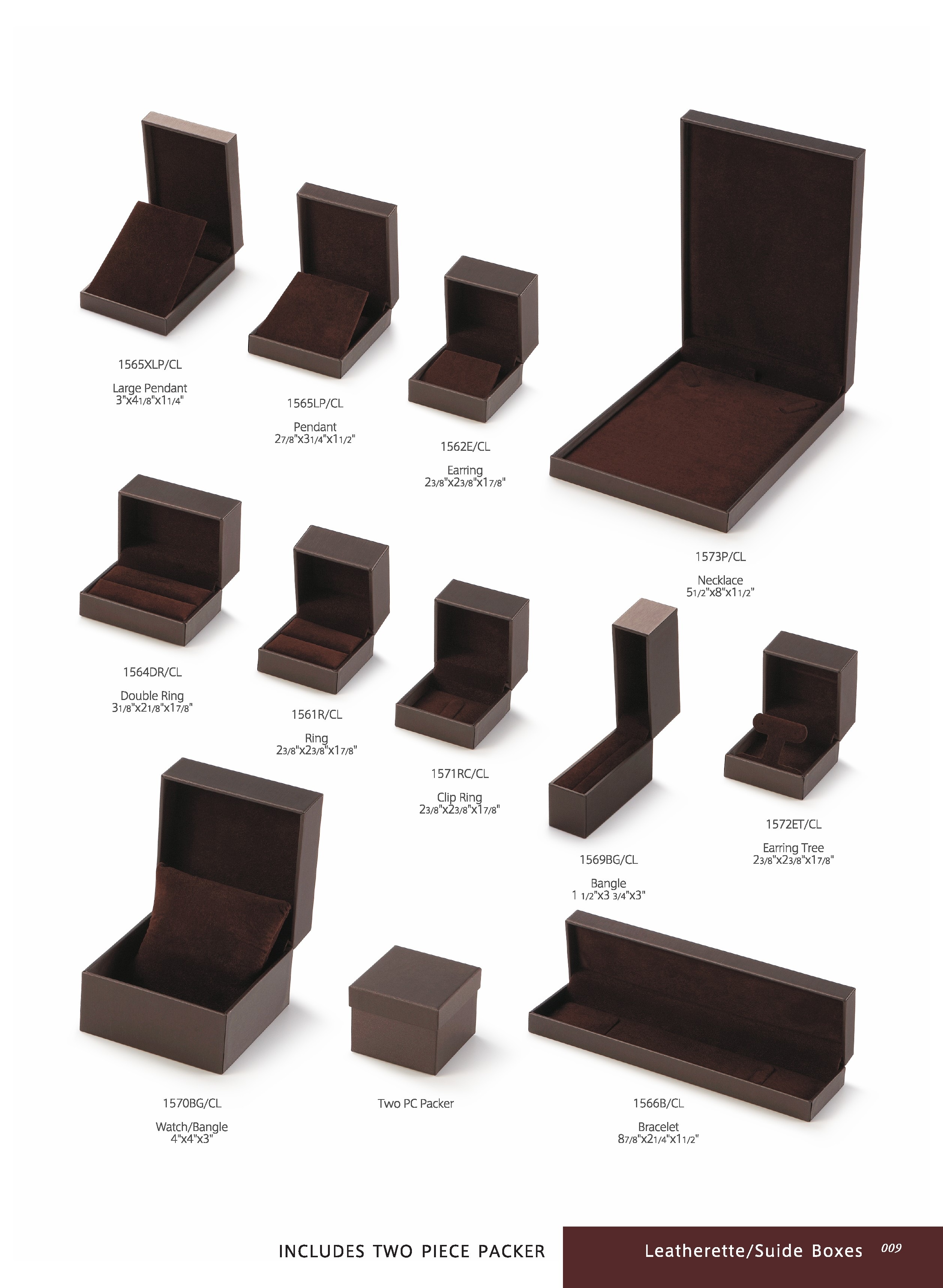 Chocolate Leatherette Box Collection