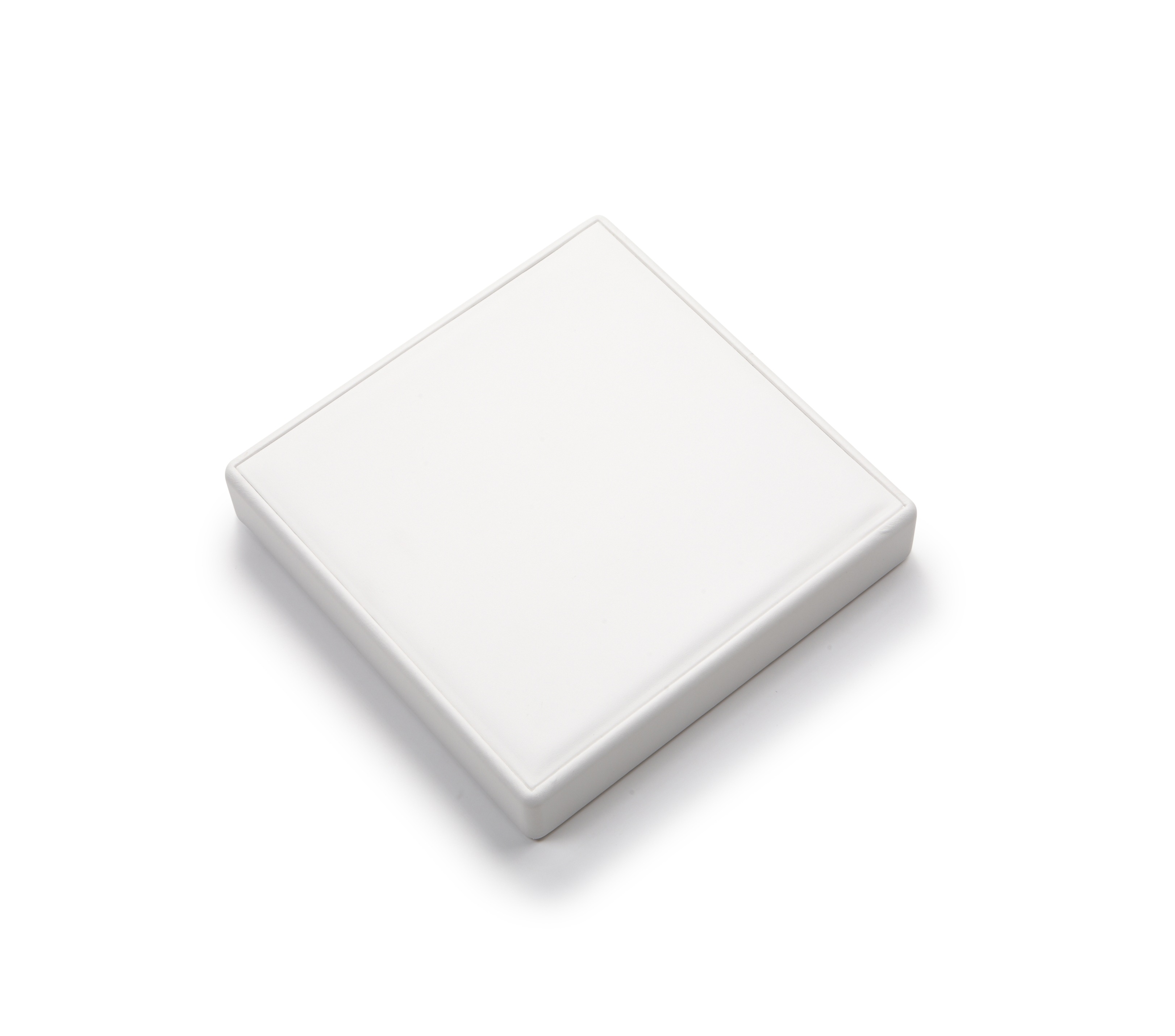 White Leatherette Tray Cover