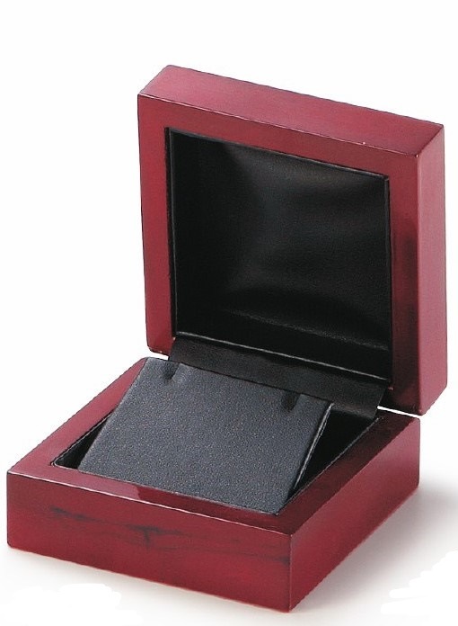 Mahogany Wood Earring/Pendant Box