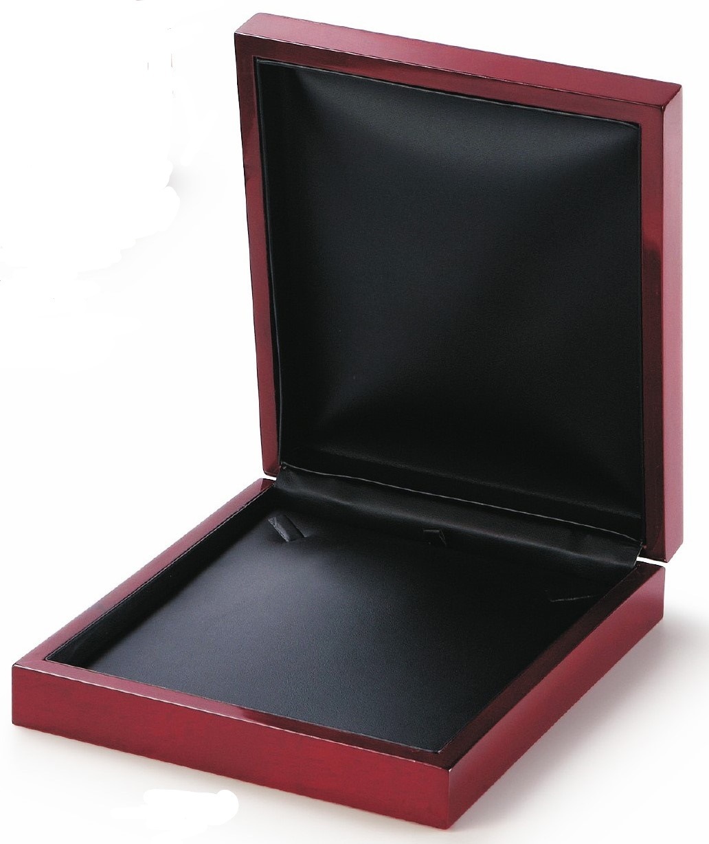 Mahogany Wood Necklace Box