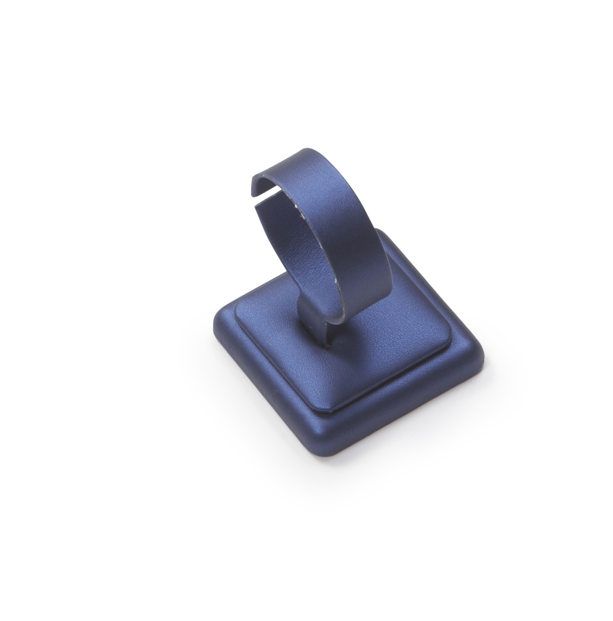 Navy Leatherette Bangle/Watch Stand