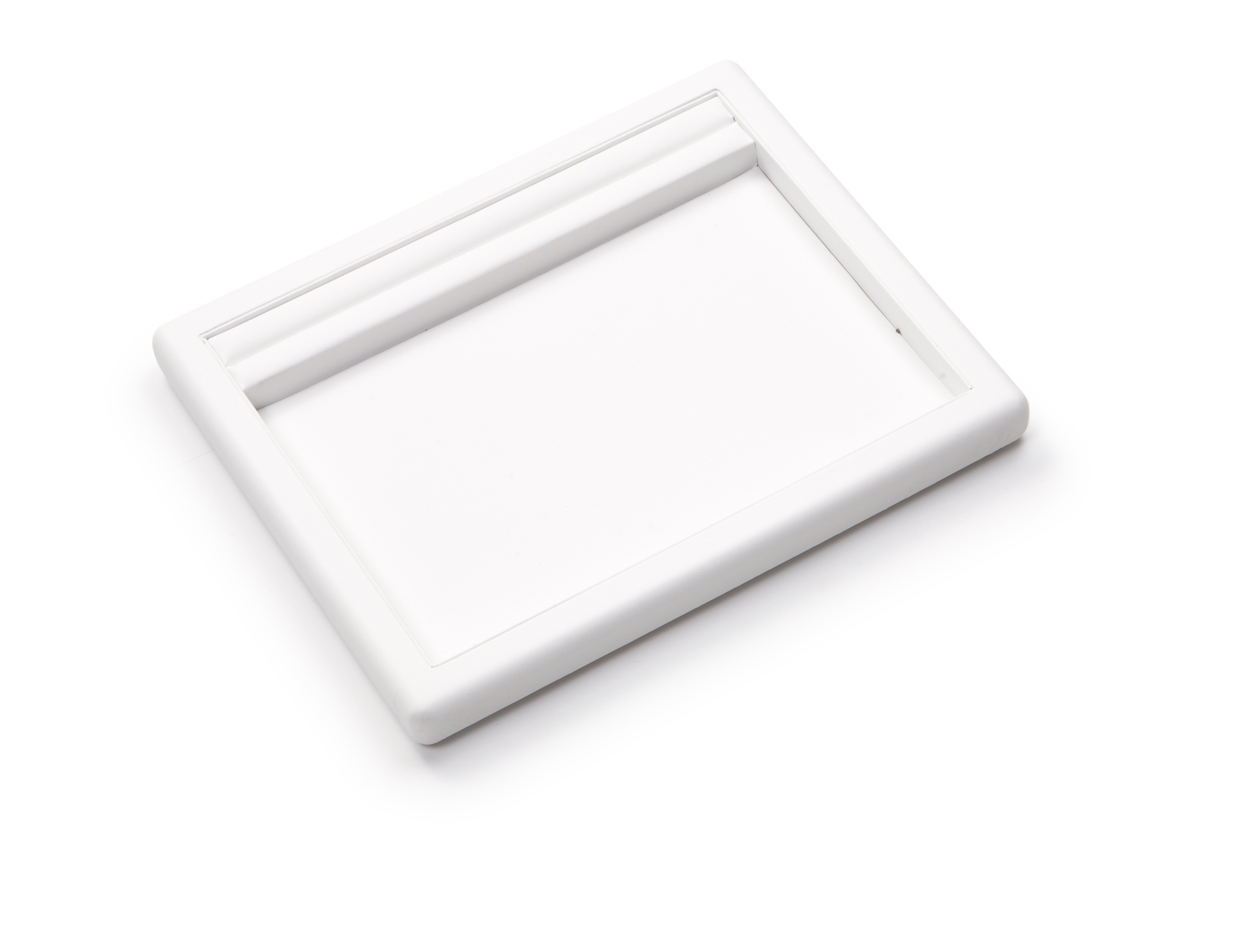 White Leatherette Counter Pad
