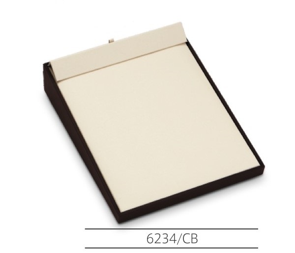 Chocolate/Beige Leatherette 14 Chain Pad