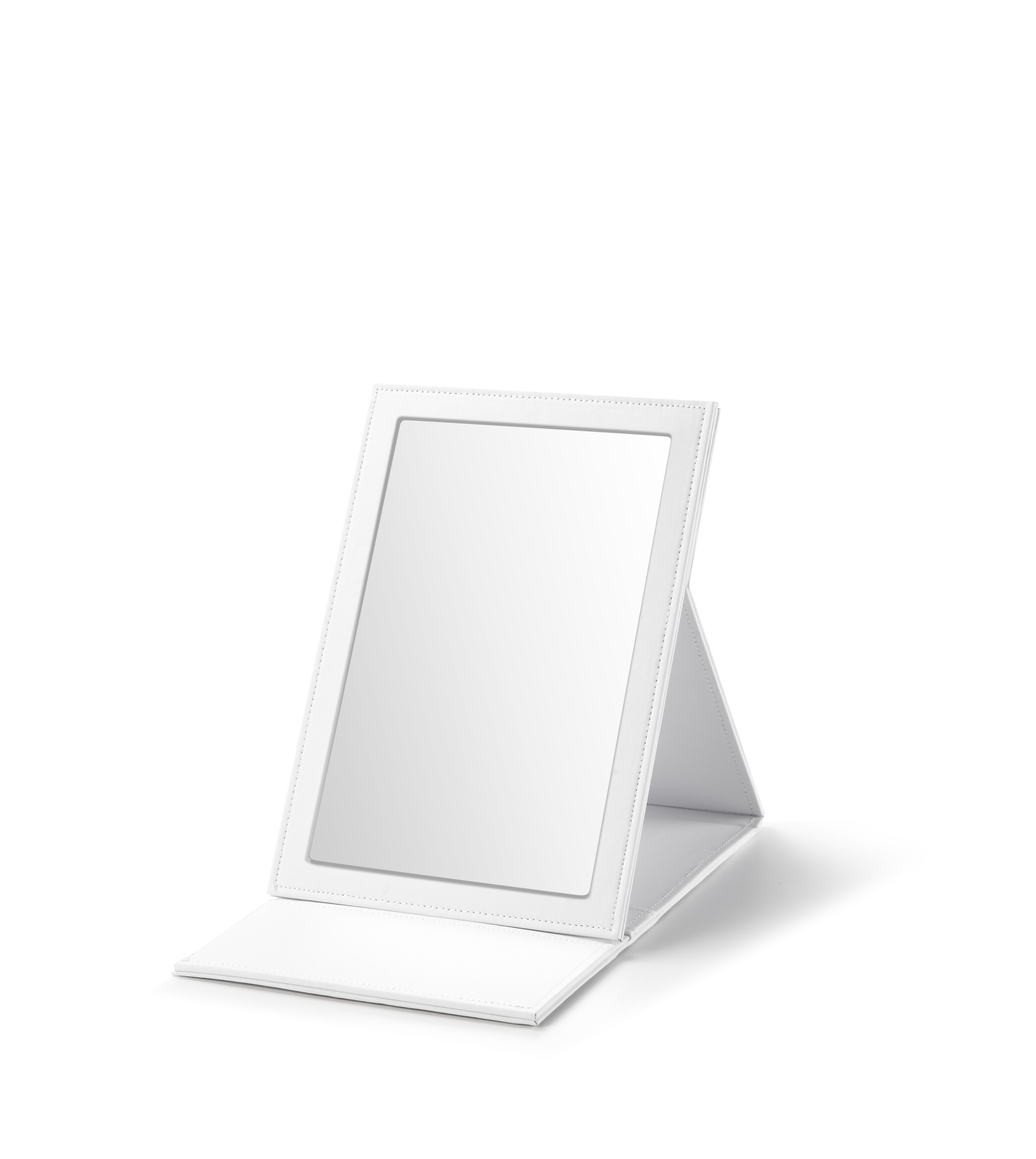 White Large Rectangle Foldable Mirror