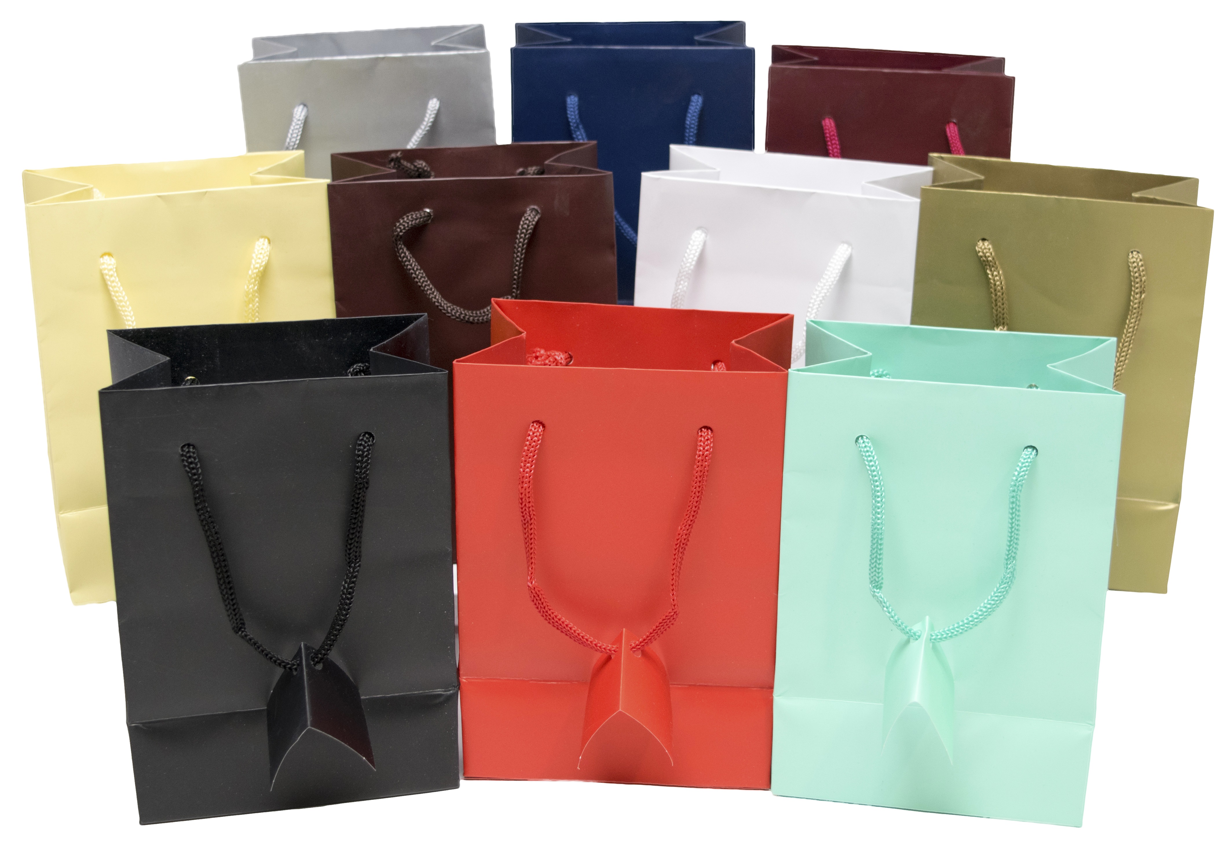 Matte Euro Tote Bags w Rope Handles (x100)