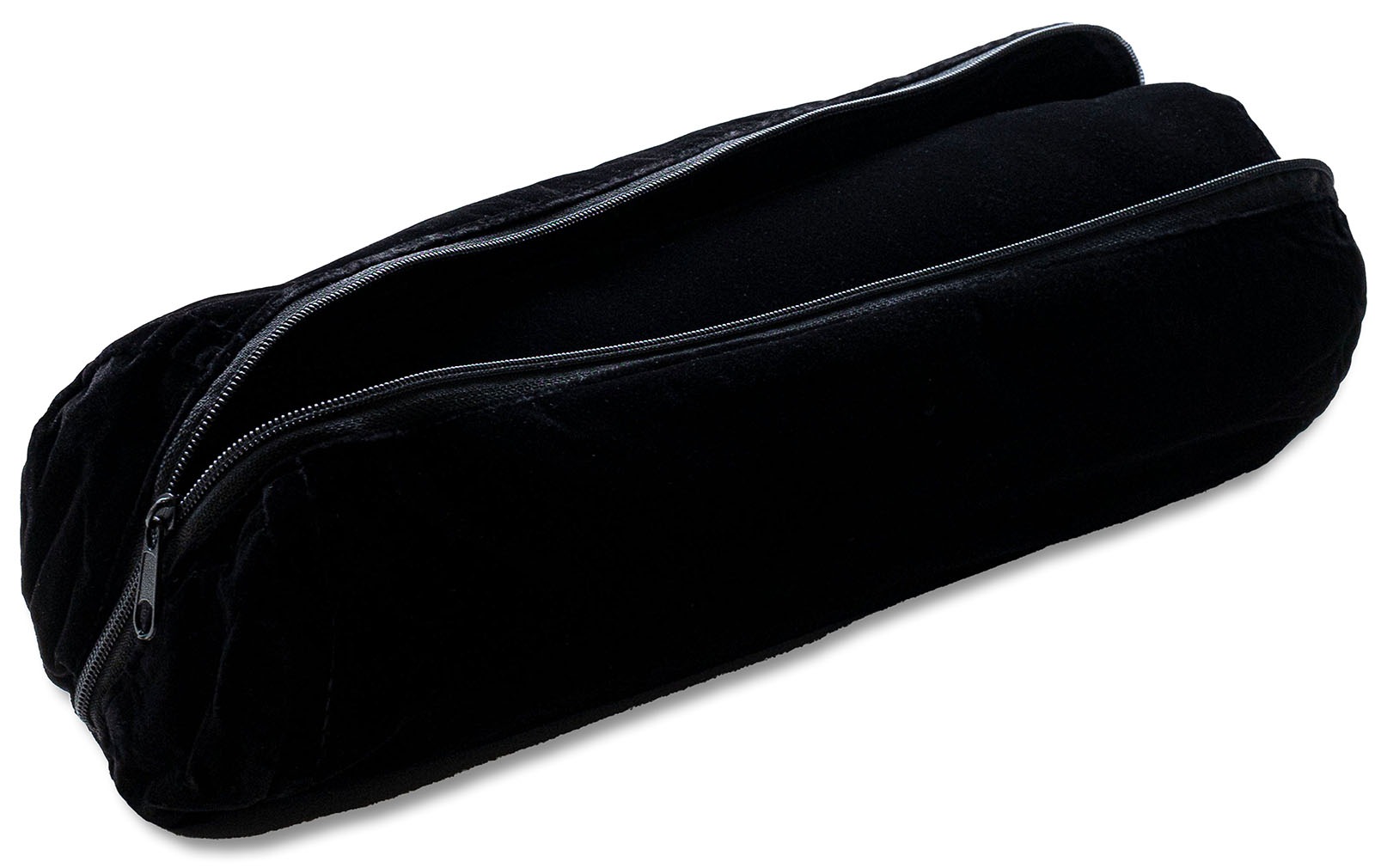 Novel Box Black Velvet Bangle Watch Bracelet Soft Cushioned Roll Display