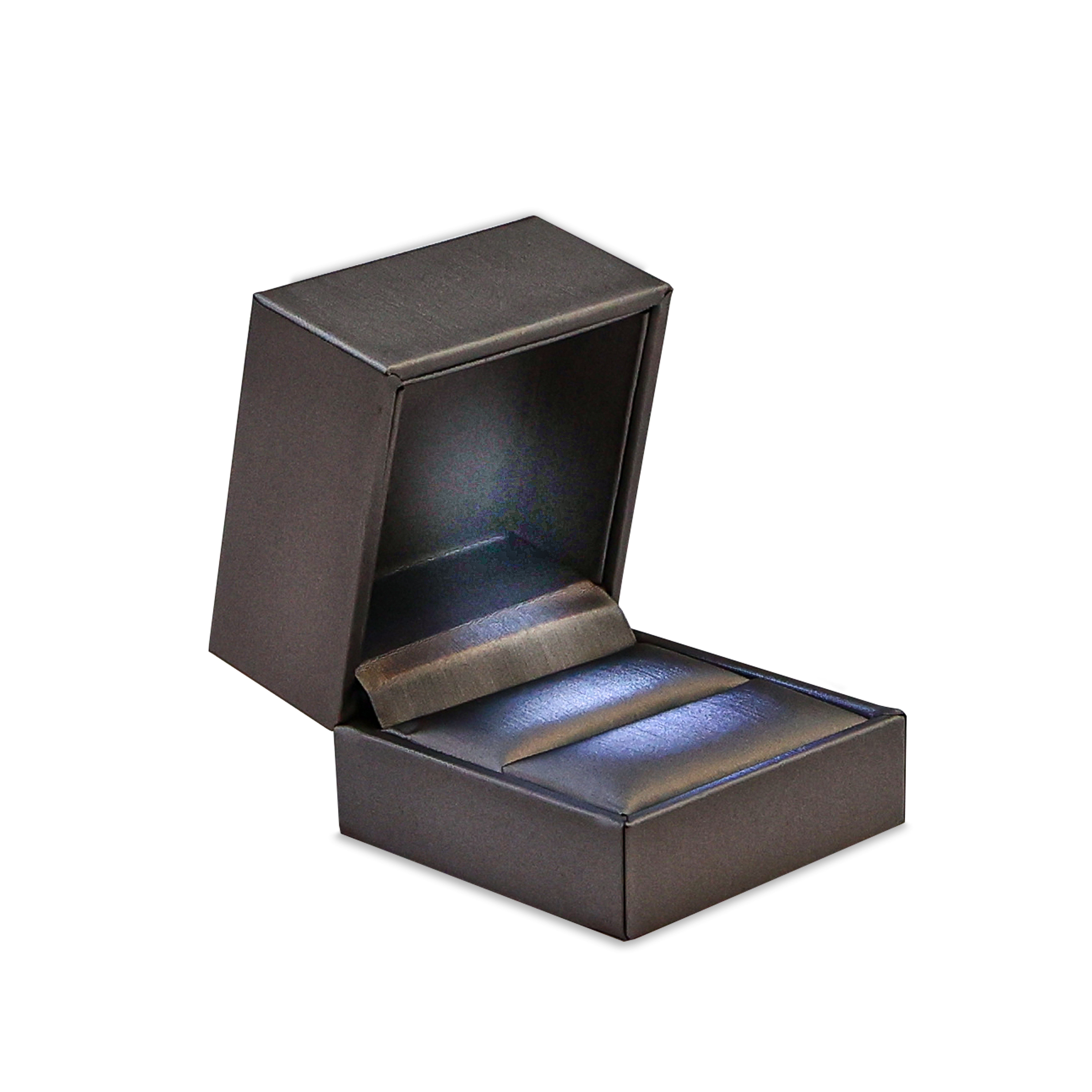 Novel Box LED Light Ring Display Box In Gray