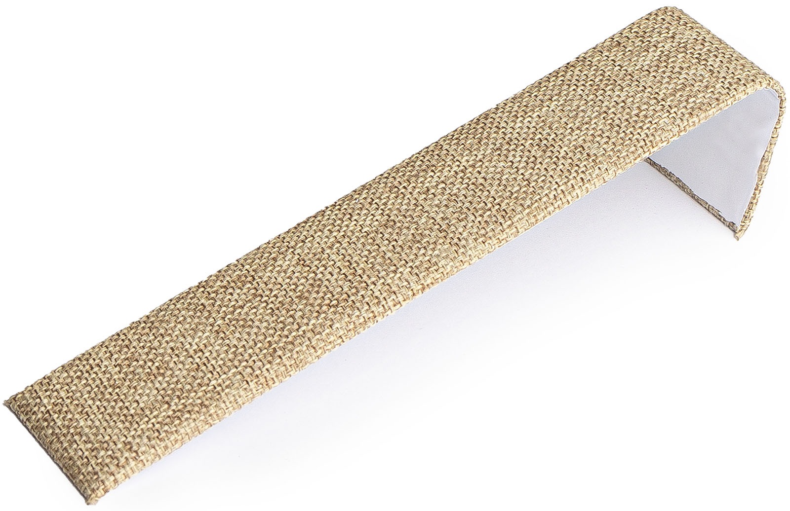 Novel Box Slim Bracelet & Watch Jewelry Display Ramp Burlap