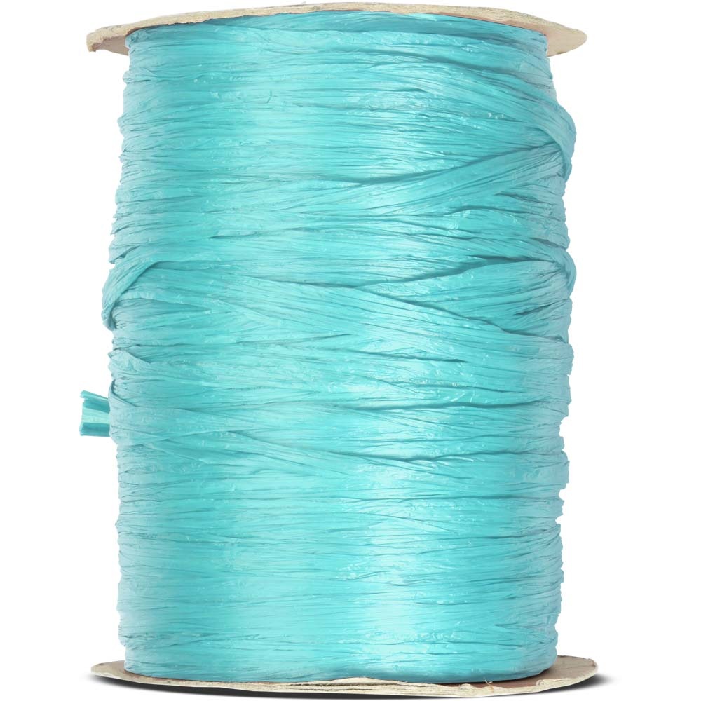 Matte Rayon Wraphia Robin’s Egg Blue - 100 yds