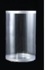 Large Silver Cylinder Box