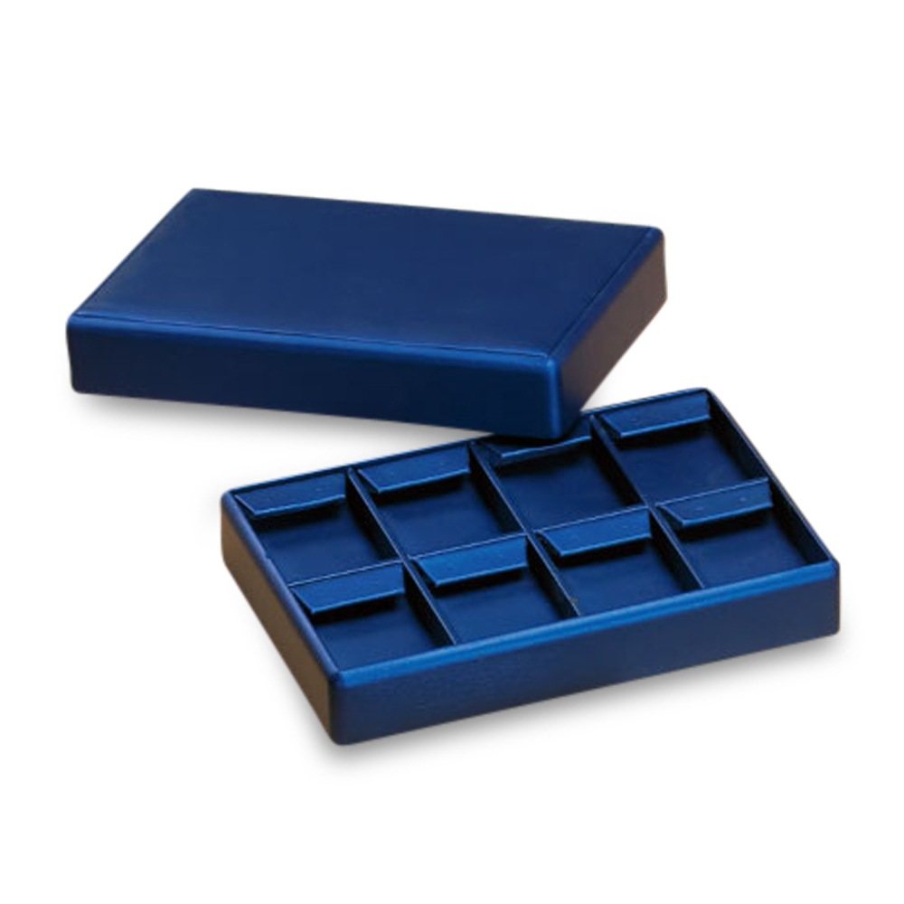 Blue Leatherette Display Trays