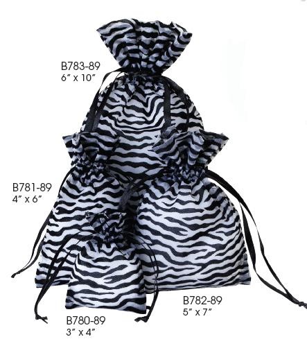 Sheer Animal Print 4x6 Pouch