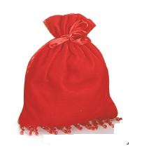 Sheer/Velvet Faced Beaded Bags 5 x 6