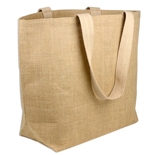 Burlap Beach Bag