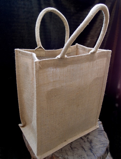 Jute Wine Totes with Dividers