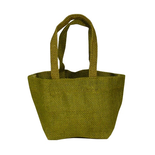 Mini Burlap Jute Tote