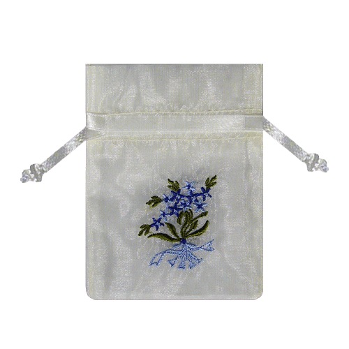 Embroidered Satin Bags