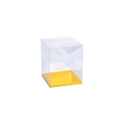 Clear Boxes with Gold Bottom