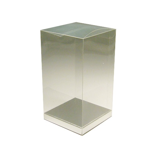 Clear Boxes with Silver Bottom