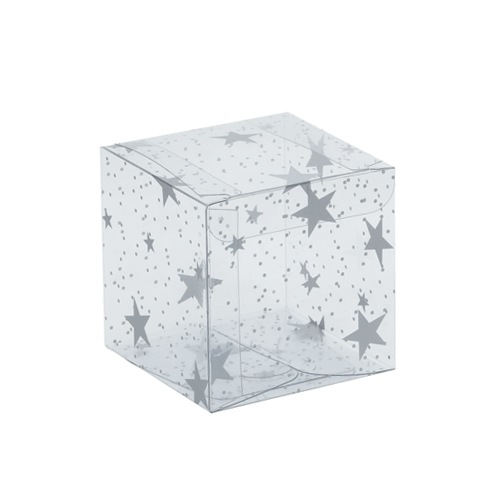 Clear Boxes with Star Print