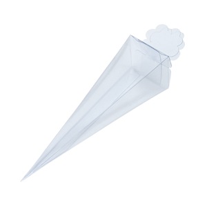 Plastic Cone with Floral Top