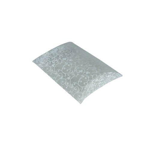 Clear Plastic Pillow Boxes with Flower Print