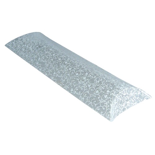 Clear Plastic Pillow Boxes with Flower Print