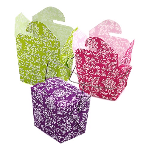 Demask Print Take Out Boxes