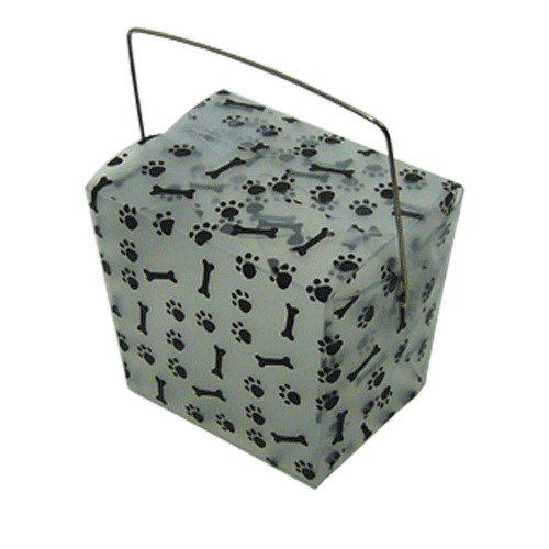 Paw Print  Take Out Boxes