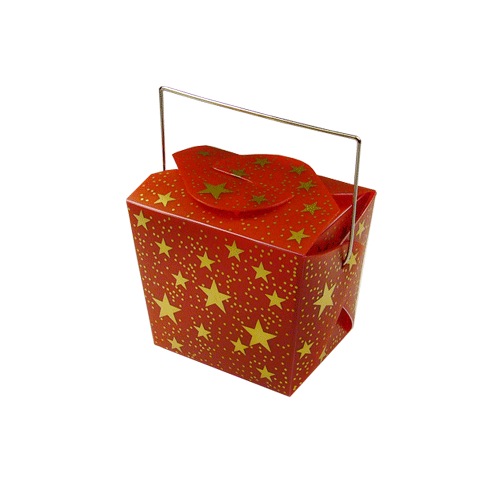 Star Print Take Out Boxes