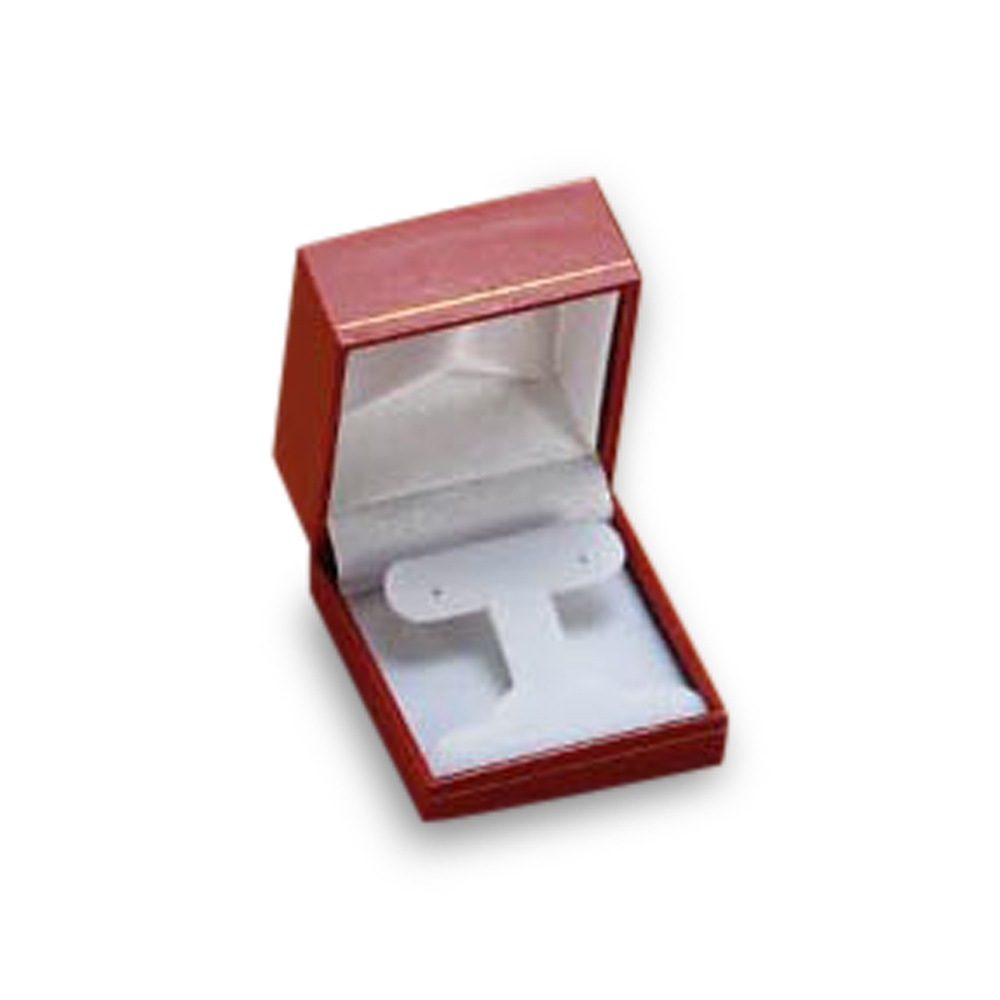 Leatherette with Gold Rim Earring Tree Box