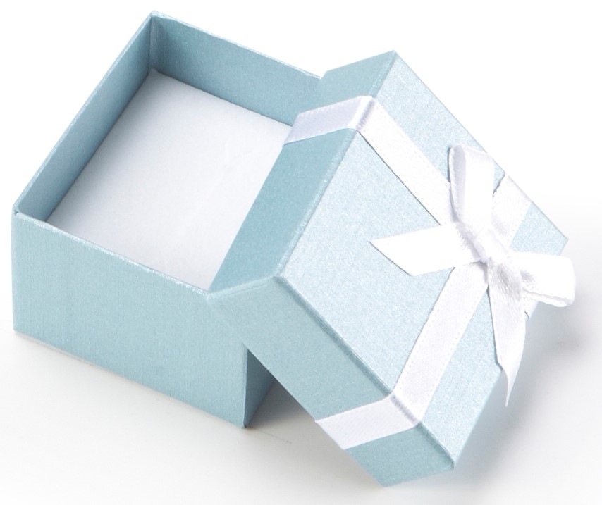 Cardboard Ring Box with a Bow