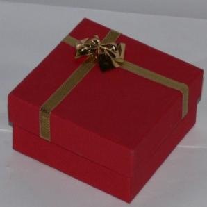 Cardboard Utility/Large Pendant Box with a Bow