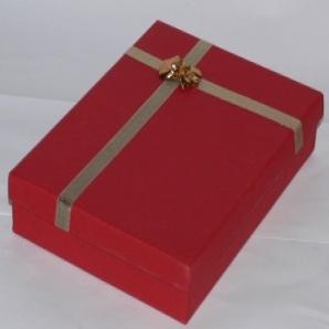 Cardboard Necklace Box with a Bow