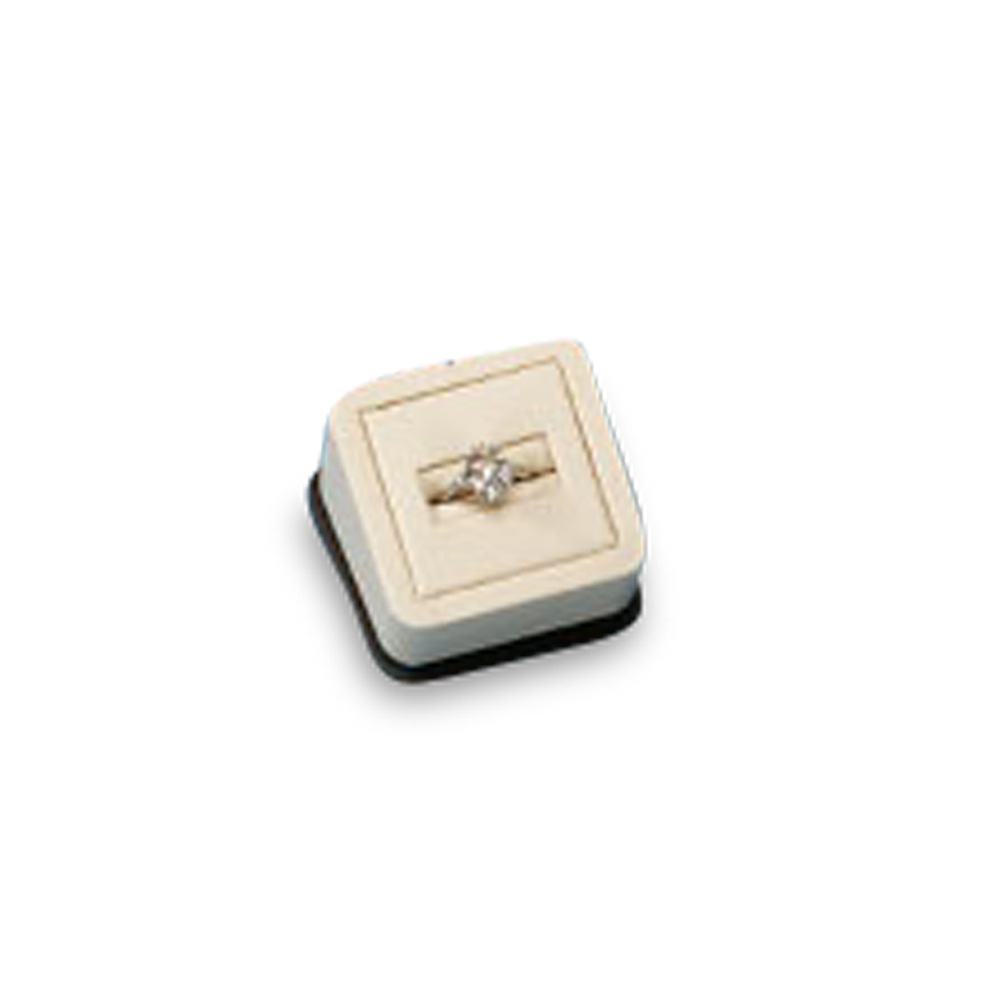 Chocolate/Beige Leatherette 1 Ring Slit Stand