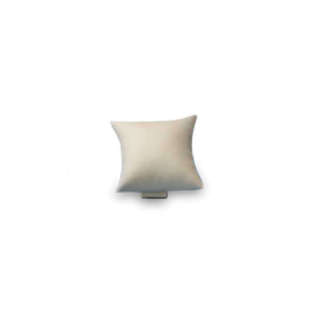 Chocolate/Beige Leatherette Pillow Display