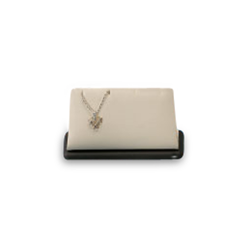 Chocolate/Beige Leatherette 2 Pendant Stand