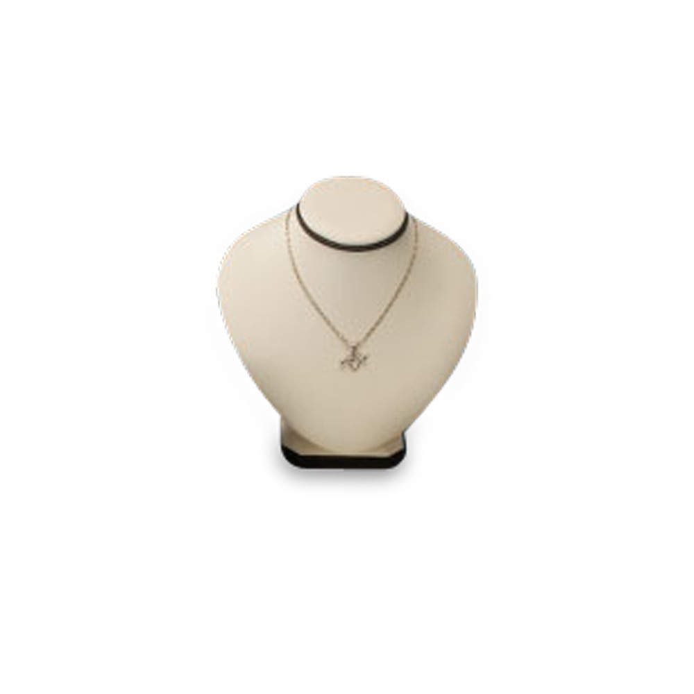 Chocolate/Beige Leatherette Medium Neckform