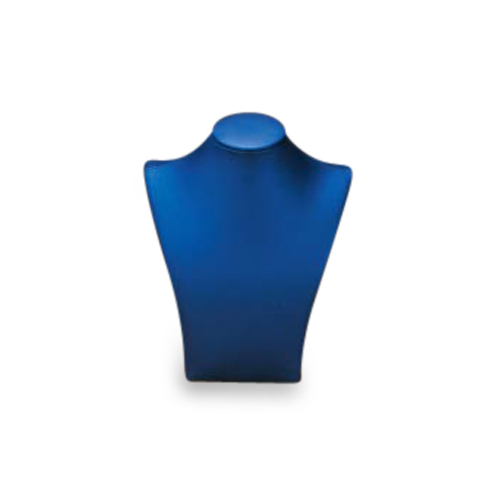 Navy Blue Leatherette Medium Neckform