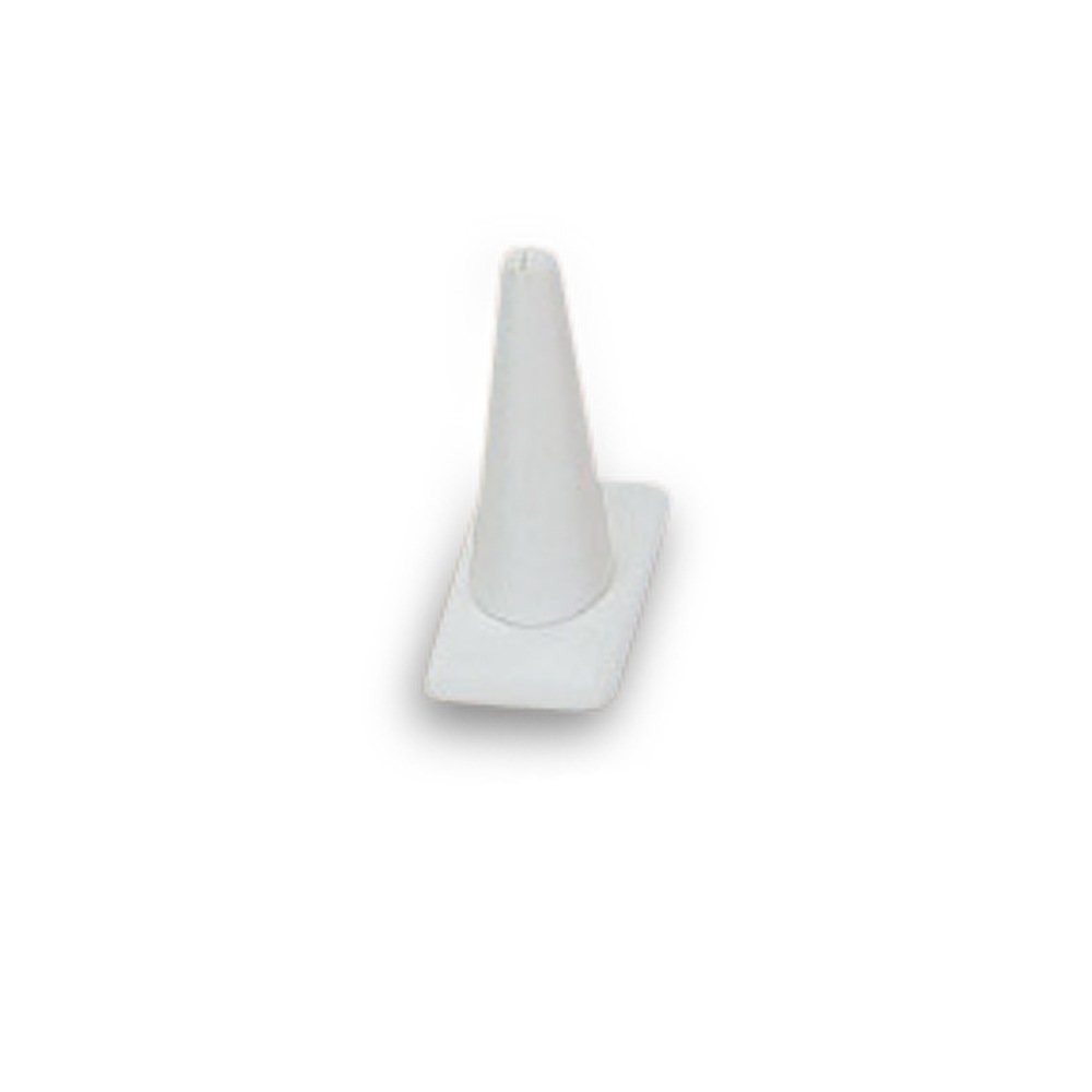 White Leatherette 1 Ring Finger