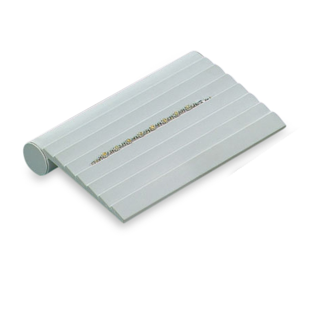 White Leatherette Bracelet Stand