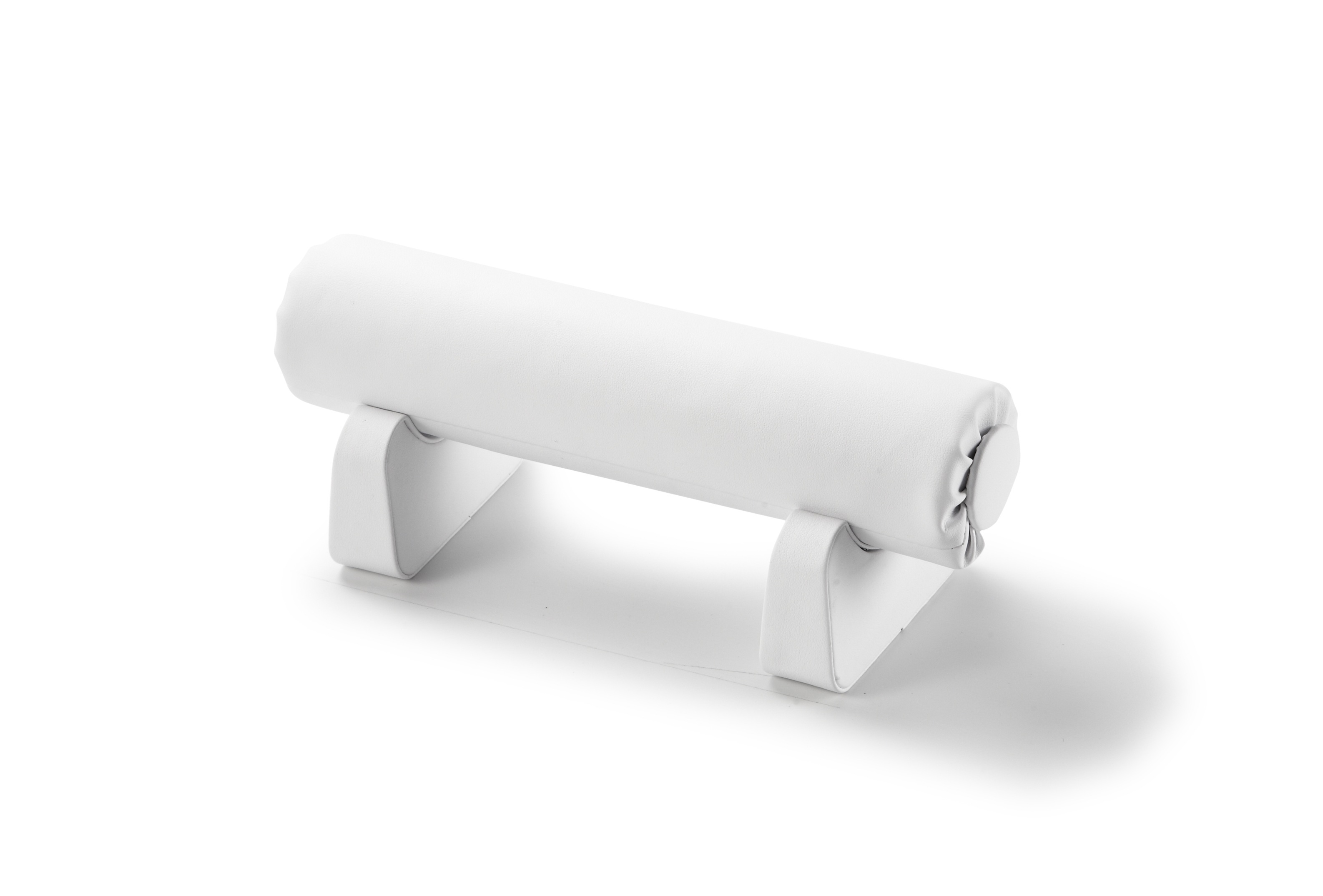 White Leatherette Bangle Bar