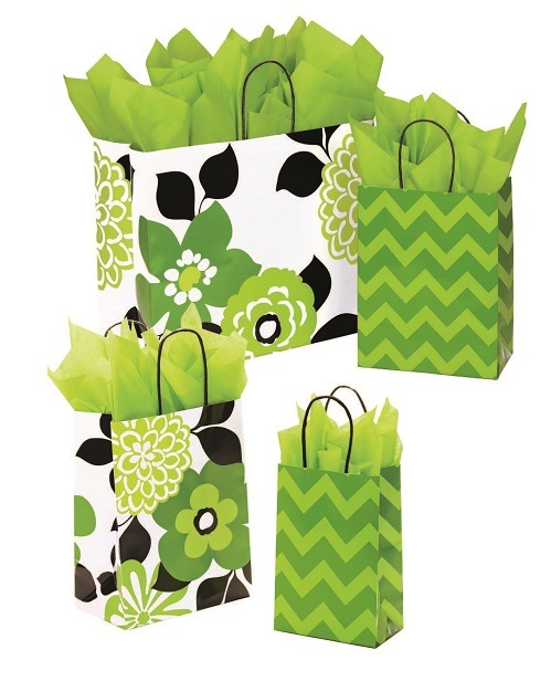 Medium Chevron Paper Bags