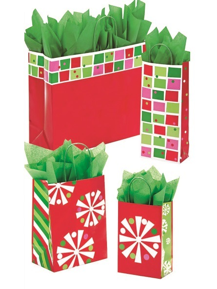 Medium Christmas Paper Bags