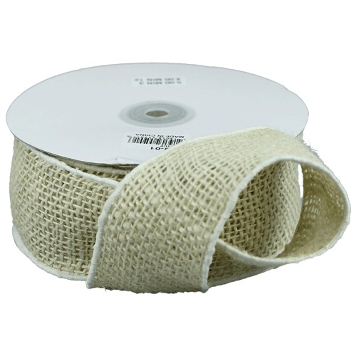 Burlap Wired Ribbon