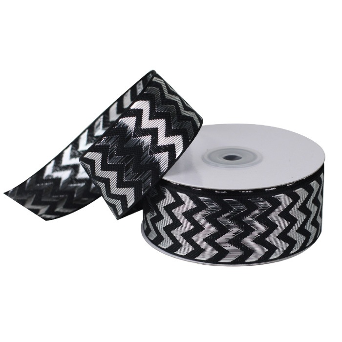 Metallic Chevron Ribbon
