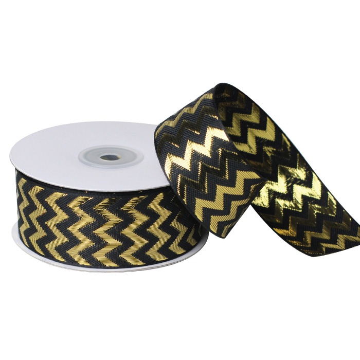 Metallic Chevron Ribbon