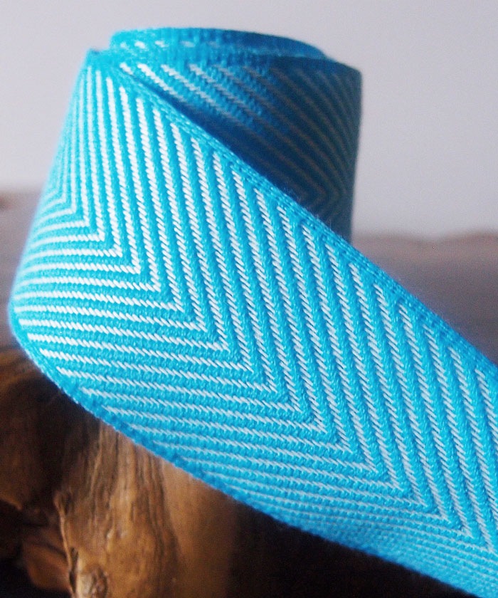 Chevron Herringbone Cotton Ribbon