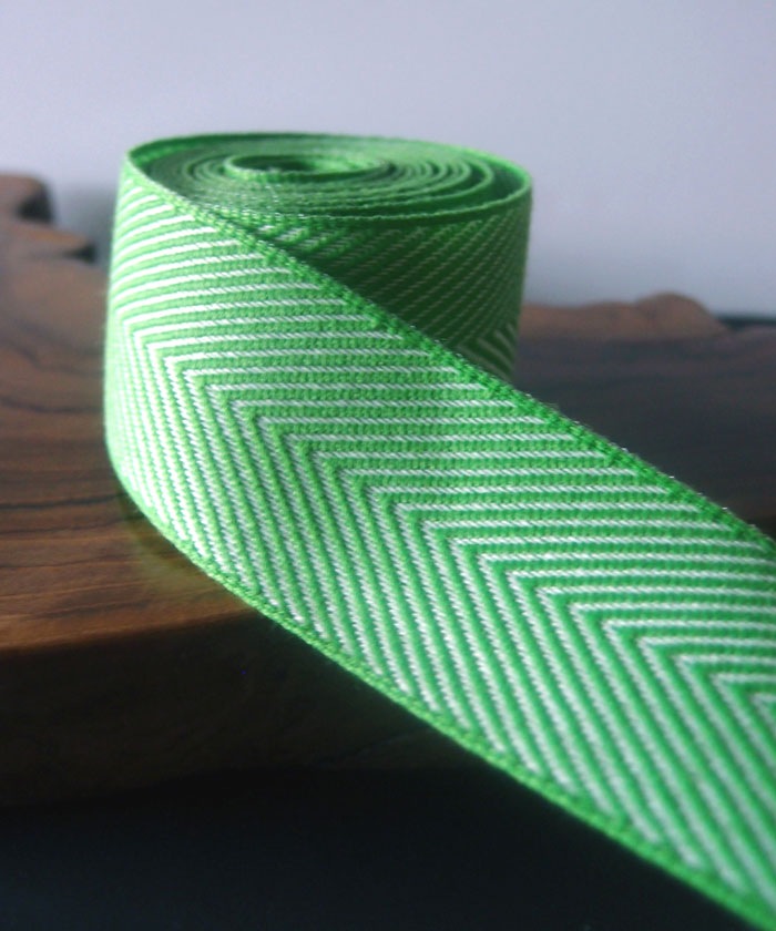Chevron Herringbone Cotton Ribbon