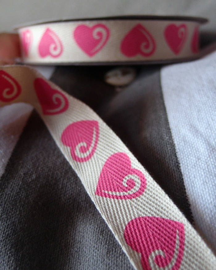 Hearts Cotton Ribbon